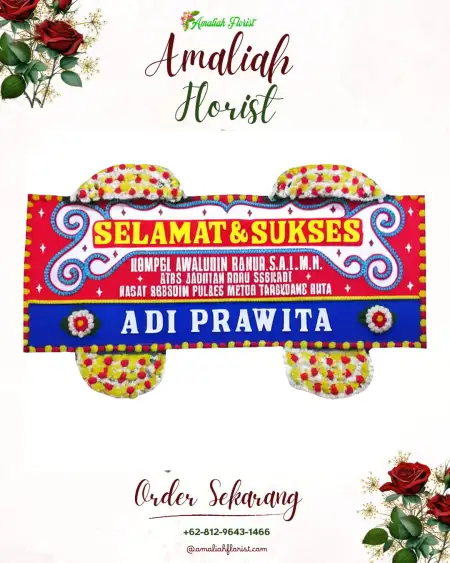 Papan Bunga Ucapan Selamat Tenjolahang