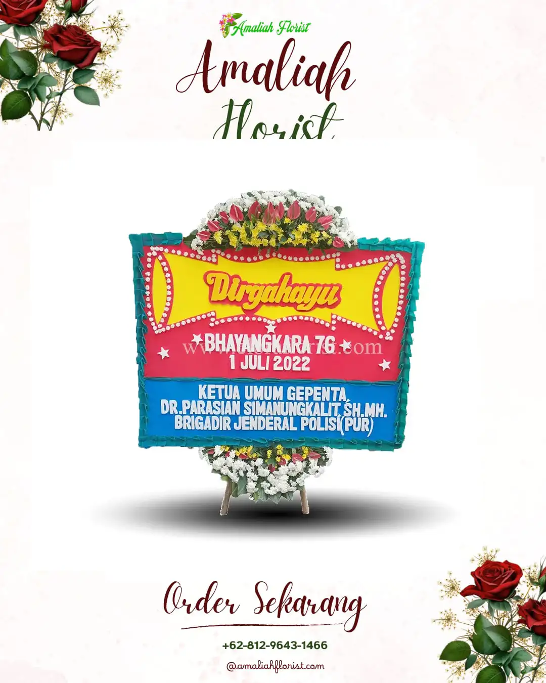 Papan Bunga HUT Ulang Tahun Tenjolahang